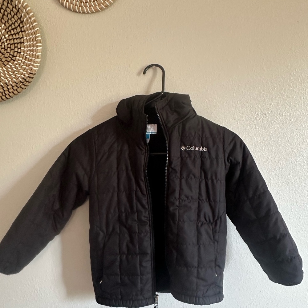 Columbia Black Weather-Resistant Puffer Jacket